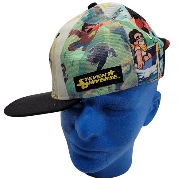 Bioworld CN Steven Universe All-Over Print Snapback Trucker Hat Cap OS - Picture 2 of 8